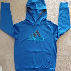 Adidas Blue Hoodie Youth Size L (14/16)